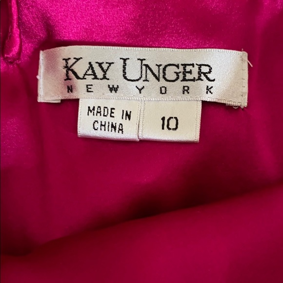 Kay Unger Pink Peplum Dress - Picture 3 of 3